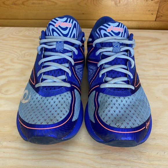 Asics Noosa FF Womens Running Walking Shoes Blue Gray Athletics Sneakers Size 9 - Picture 3 of 9